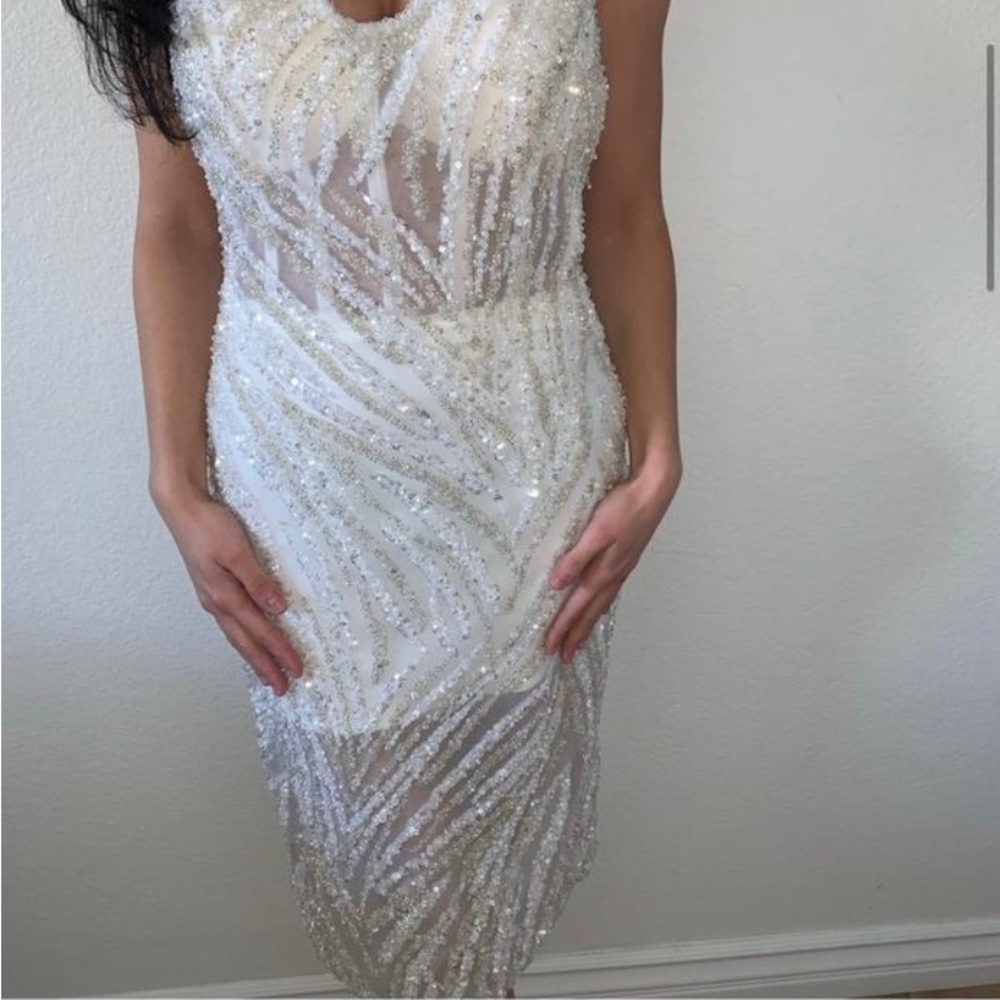 Custom made white dress